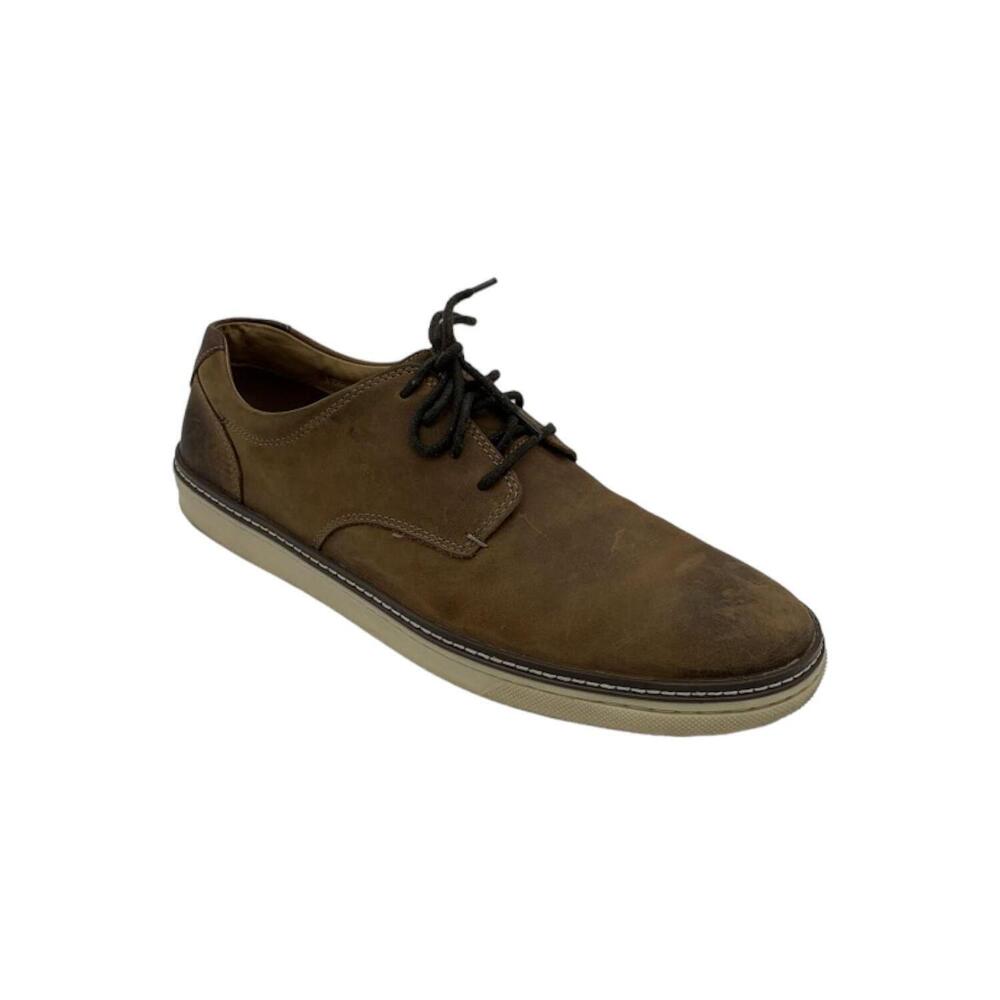 Johnston & Murphy Men's McGuffey Lace up Brown Oiled Full Grain - Medium